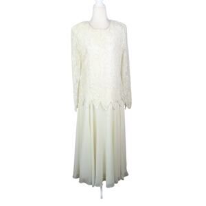 White Vintage Long Dress for Sale up to 90% Off: Poshmark